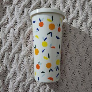KATE SPADE Citrus Twist 20oz. Insulated Tumbler Lemons Oranges